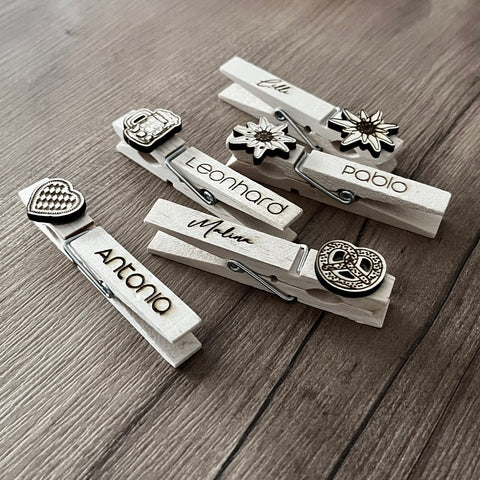 Personalisierte Glupperl mit Name – Wiesn Tracht Accessoire | Oktoberfest, Biergarten, Starkbierfest
