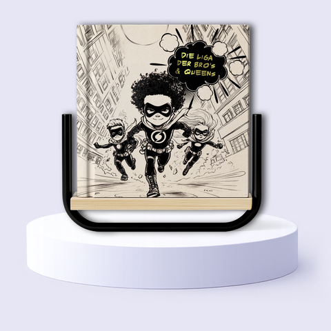 Comic Freundebuch für Kinder – Superhelden Design