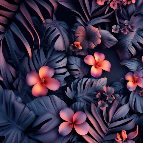 Sunset Bloom Tumbler – 40 oz Thermobecher, Edelstahl, 3D-Blumen-Design, auslaufsicher, personalisierbar, nachhaltig, Heiß- & Kaltgetränke