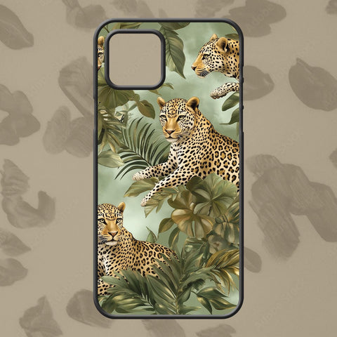 Golden Jungle Leo Smartphone Case – Schlankes Leoparden-Design für iPhone | Wild und Stylisch | Jungle Vibes | Smartphone Hülle