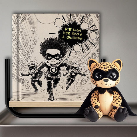 Comic Freundebuch für Kinder – Superhelden Design