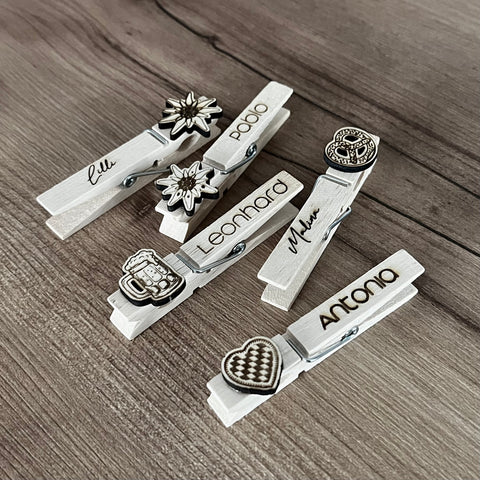 Personalisierte Glupperl mit Name – Wiesn Tracht Accessoire | Oktoberfest, Biergarten, Starkbierfest