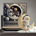 Freundebuch Galaxie Voyage – Magisches Erinnerungsbuch für Kinder mit Weltraum-Design | Quadratisch | Perfekt für Schule und Kindergarten