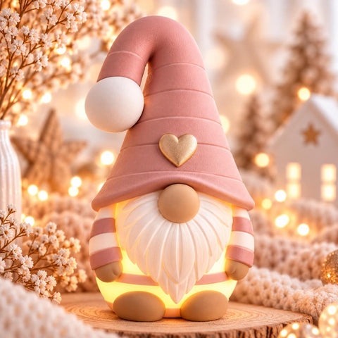 Wichtellampe Norbert mit LED | leuchtender Wichtel XL & XXL | Weihnachtsdeko | Wichtel Lampe | Geschenk Weihnachten