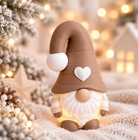 Mini Wichtel Norbert | Figur & Anhänger mit Licht | Weihnachtswichtel | Wichtel Deko | Baumschmuck Weihnachten